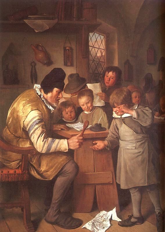 Jan Steen The Schoolmaster